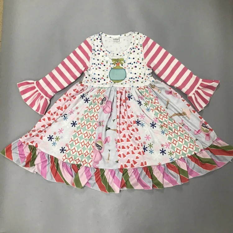Conice Nini/Одежда для маленьких девочек коллекция 2019 года осеннее платье с вышивкой