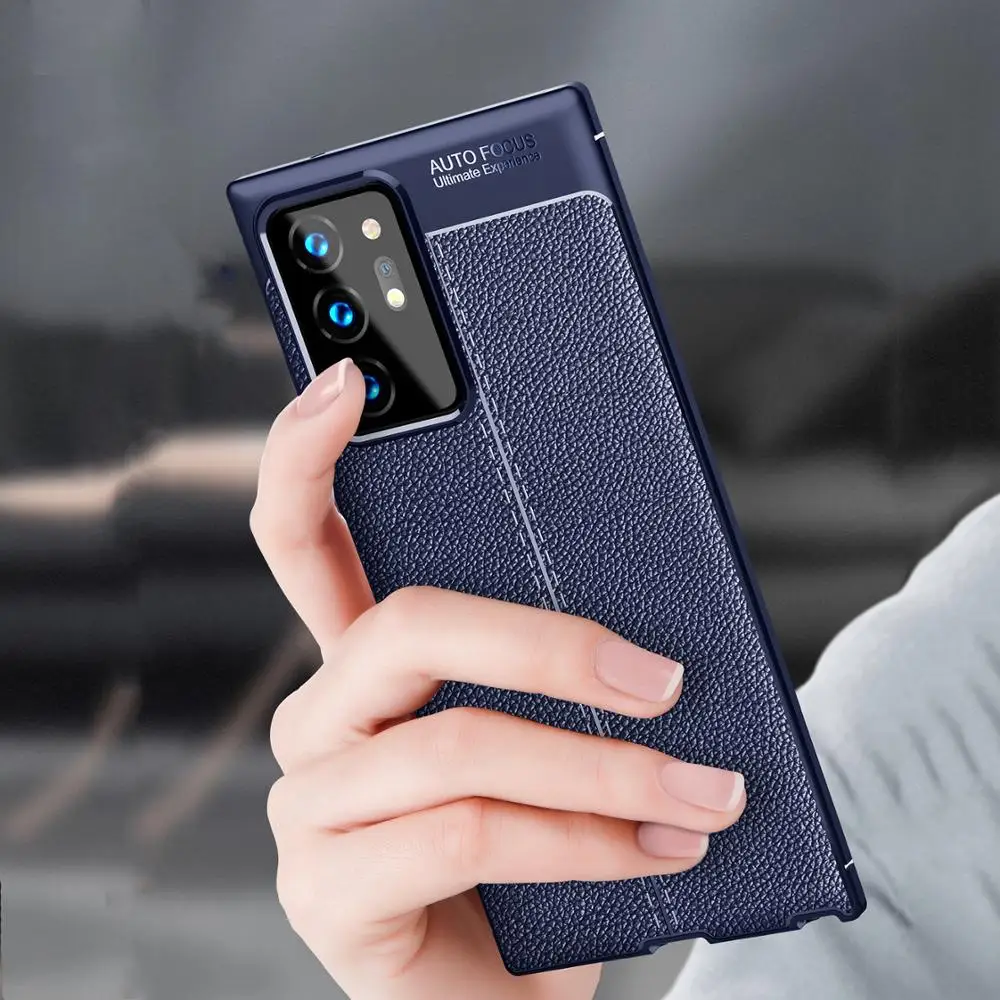 Кожаный чехол для Samsung Galaxy Note 20 мягкий силиконовый с текстурным рисунком A71 A51 S20 A20S
