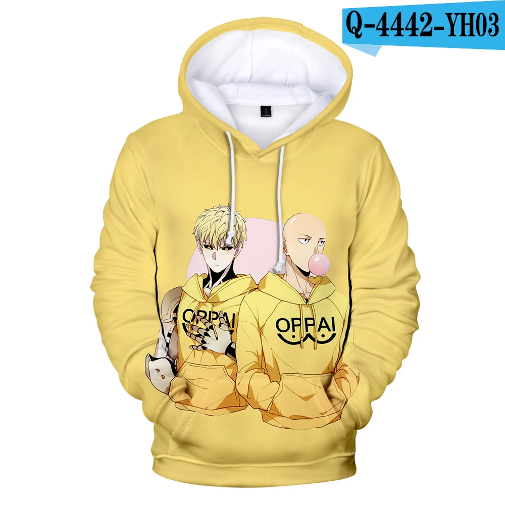 3D One Punch Man сезон 2 3D Толстовка для женщин/мужчин с принтом японская манга с длинным рукавом крутая 3D Толстовка Аниме One Punch Man толстовки Топ - Цвет: 3D
