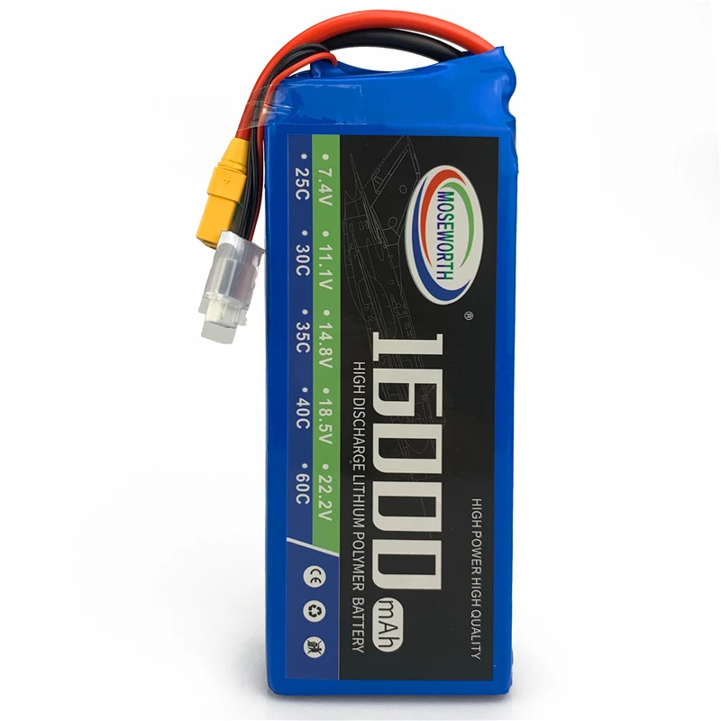 4S RC Дрон LiPo батарея 14 8 V 16000mAh 25C батареи для самолета автомобиля квадрокоптера