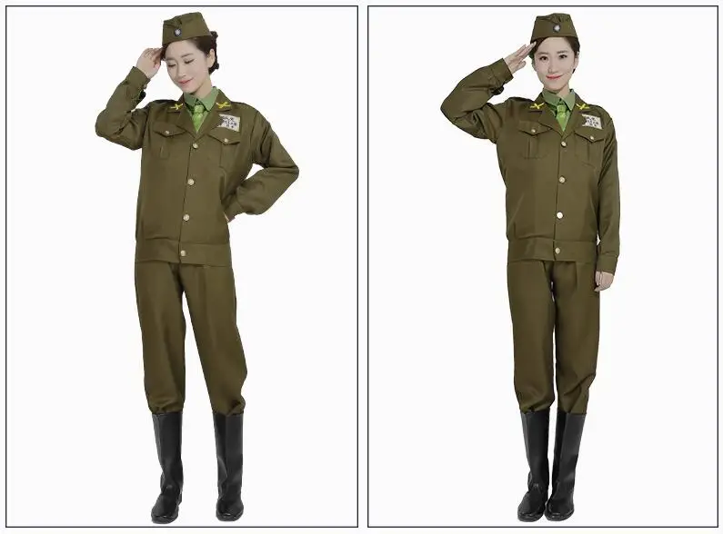 Сценическая военная одежда Китайская традиционная военная одежда полицейский армейский фильм ТВ игра униформа куомитанг солдат наряд