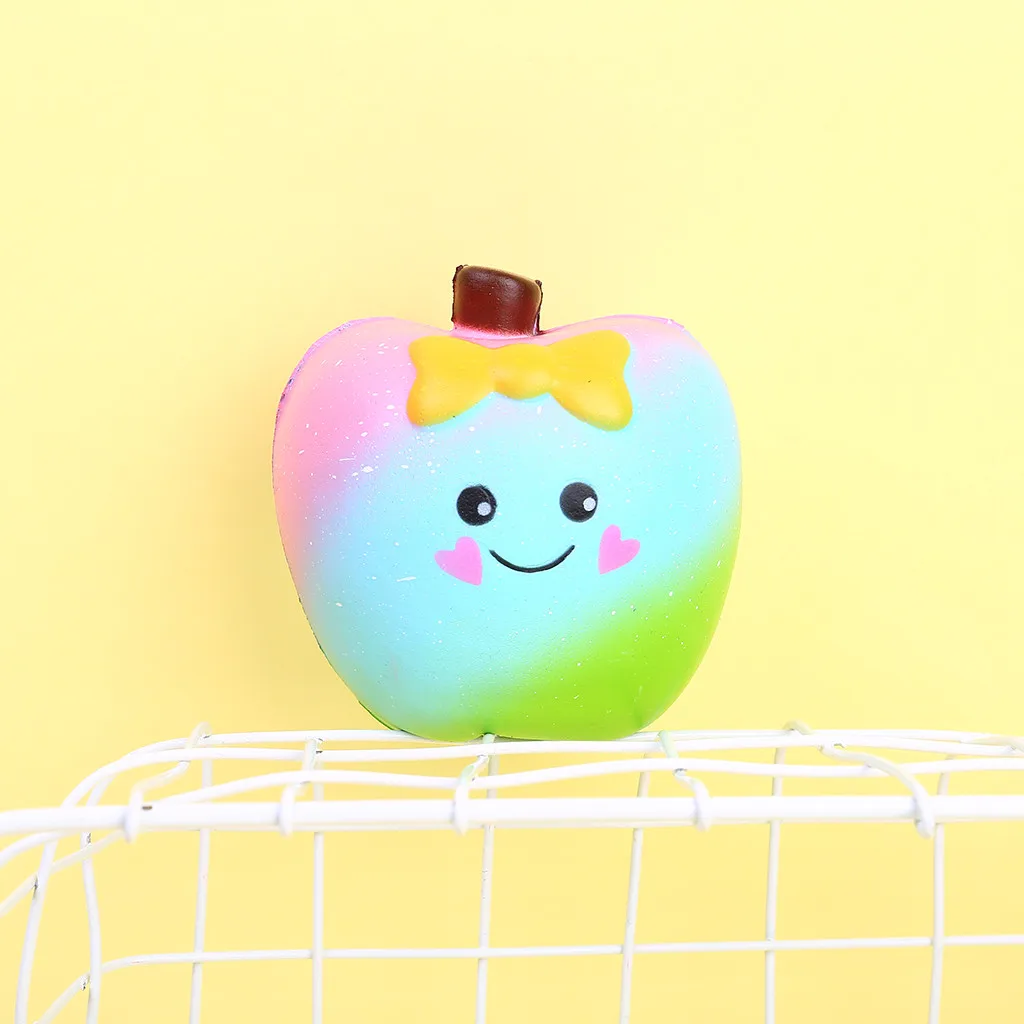 Игрушки для детей с ароматом яблока очаровательные медленно растущие коллекции снятие стресса игрушки сжимающие милые Мультяшные игрушки мягкие игрушки