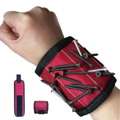 WRIST BAND NAILS TOOLS PARTS MAGNETIC HOLDER SCREWS BOLTS MAGNETIC WRISTBAND 