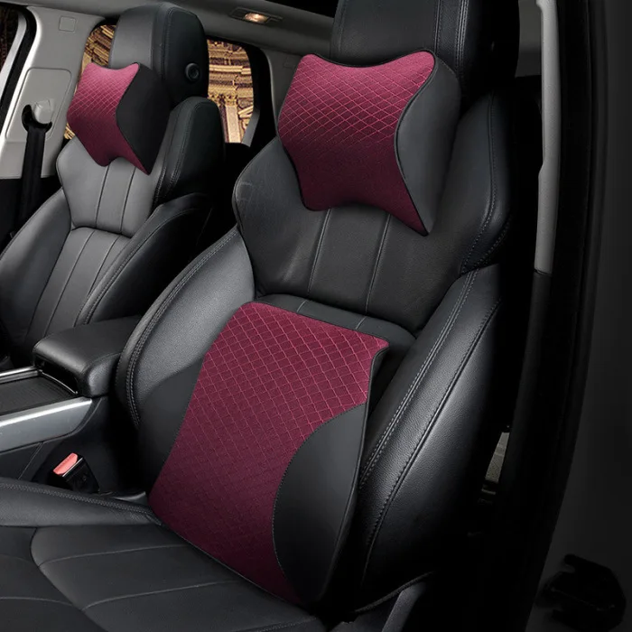 Автомобильная подушка, внутреннее сиденье, голова, шея, поддержка, отдых, пена памяти, удобный подголовник C44