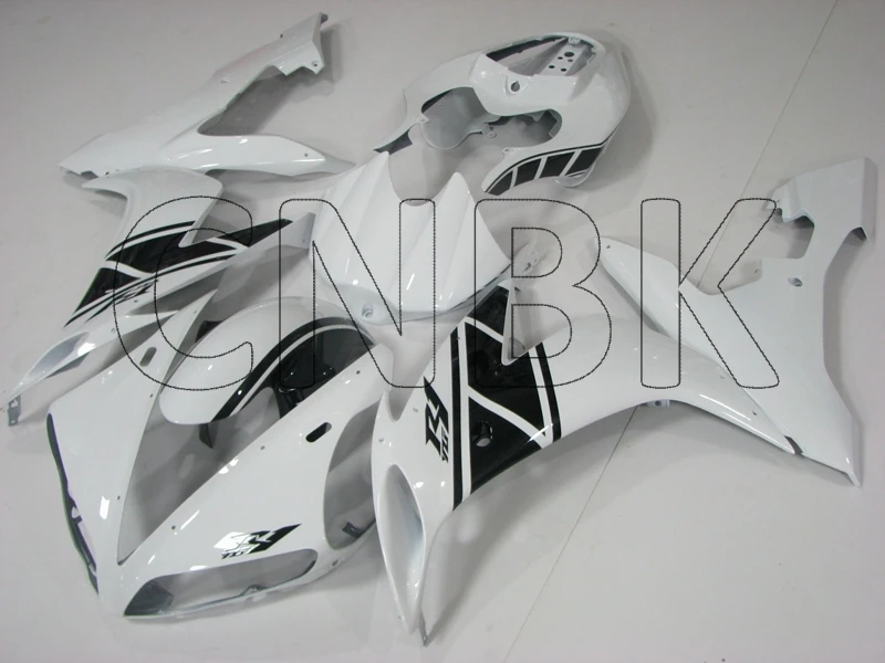 Для YAMAHA YZFR1 2006 обтекатель YZF R1 04 05 белый черный пластик Обтекатели для 2004