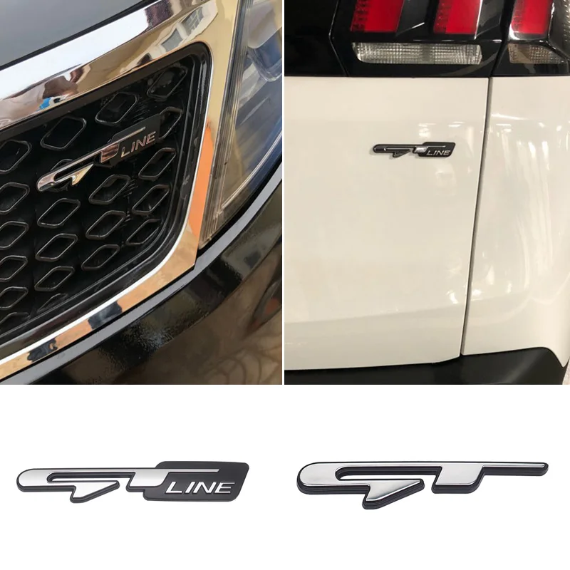 For Kia Car Door Grill Trunk Gt Line Logo Badge Emblem Sticker Decal For K2 K3 K4 K5 Kx3 Kx5 Kx7 Optima Stinger Proceed Sportage Car Stickers Aliexpress