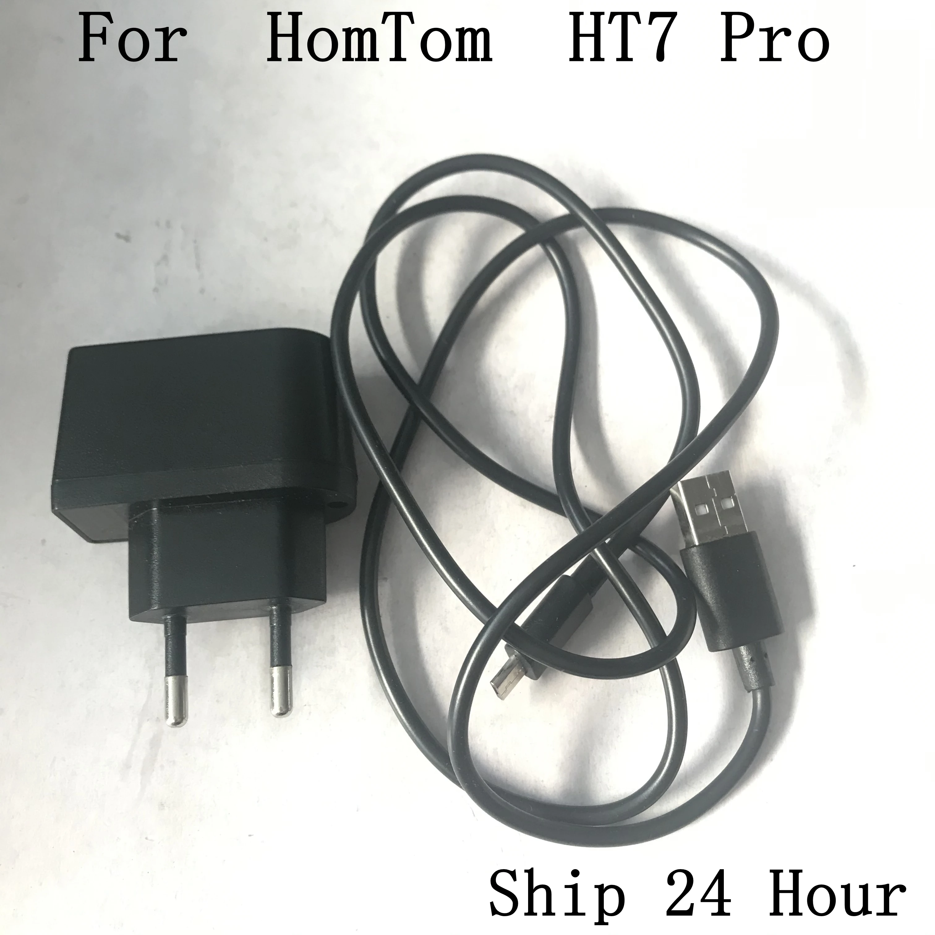 HOMTOM HT7 Pro б/у зарядное устройство+ USB кабель USB линия для HOMTOM HT7 Pro MTK6580 четырехъядерный 5,5 дюймов HD 1280x720 Смартфон