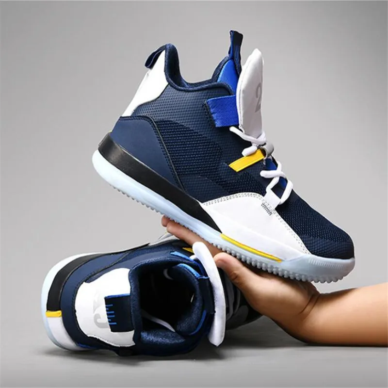 Иордания Баскетбол обувь Для мужчин высокое помочь светильник спортивной обуви Ирвинг 11 противоскользящая Спортивная открытая обувь для влюбленных пар; кроссовки