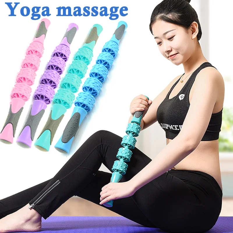 Newly Body Massage Sticks Muscle Roller Tool Trigger Portable for Fitness Yoga Legs Arms SD669 Newly Body Massage Sticks Muscle Roller Tool Trigger Portable for Fitness Yoga Legs Arms SD669