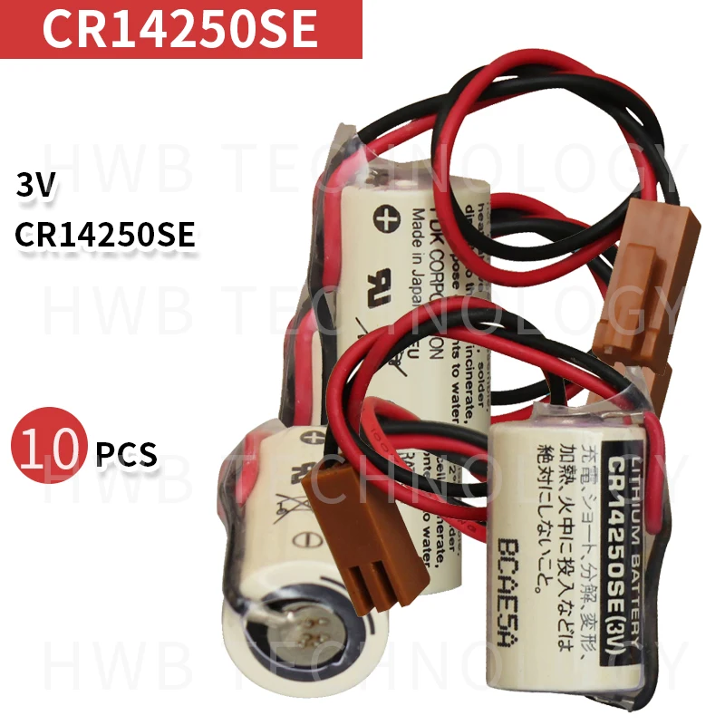 10pack New Genuine Sanyo CR14250SE 3V 950mAh PLC Li-ion Battery Batteries With Plug Made in Japan Free Shipping | Электроника