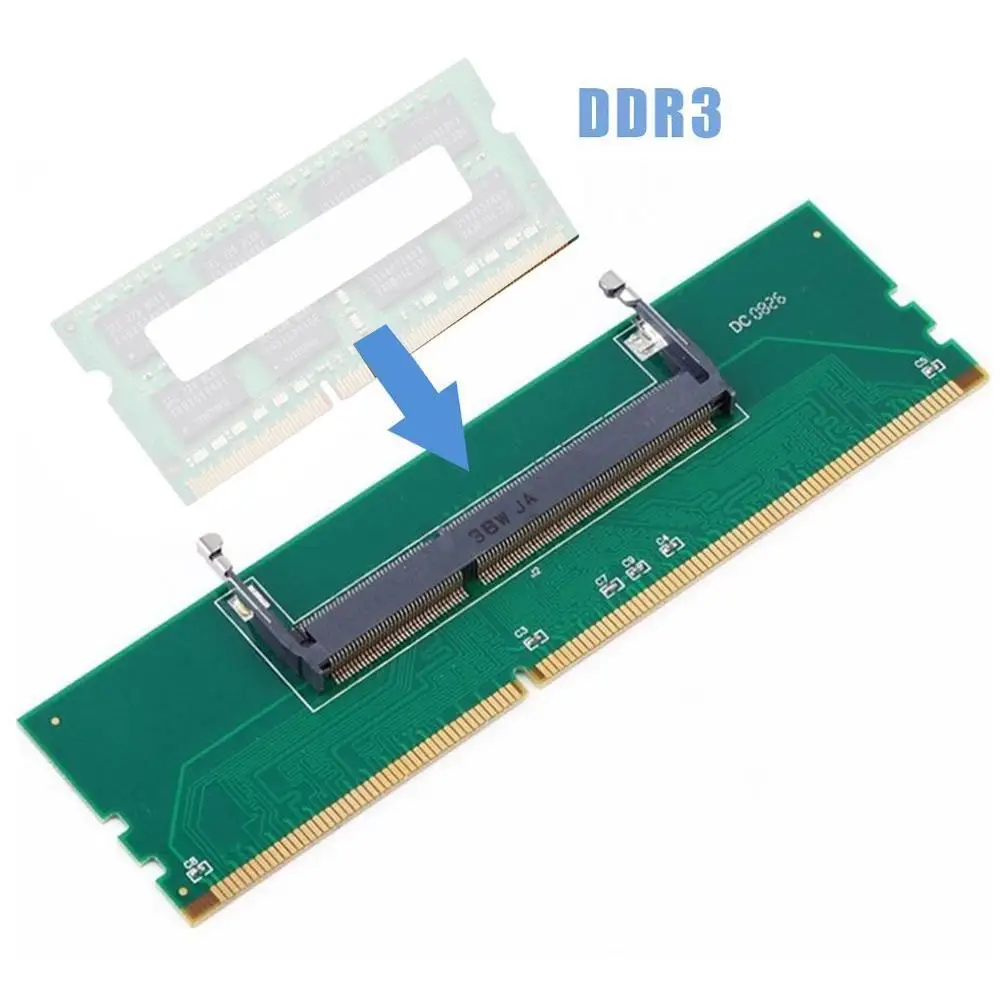 Adaptador de Conector de Memória Adaptador para Laptop e Desktop So-dimm Ram 10 High Quality Computador e Escritório