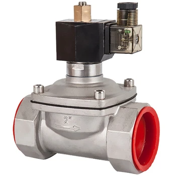 

Stainless Steel Normally Open Electric Solenoid Valve, Water Gas Oil Pneumatic Valve AC220V
