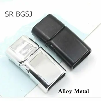 

Free Ship 5pc 5x12mm Gold Plated Zinc Alloy Metal Jewelry DIY Leather Cord Bracelet Magnetic Clasp