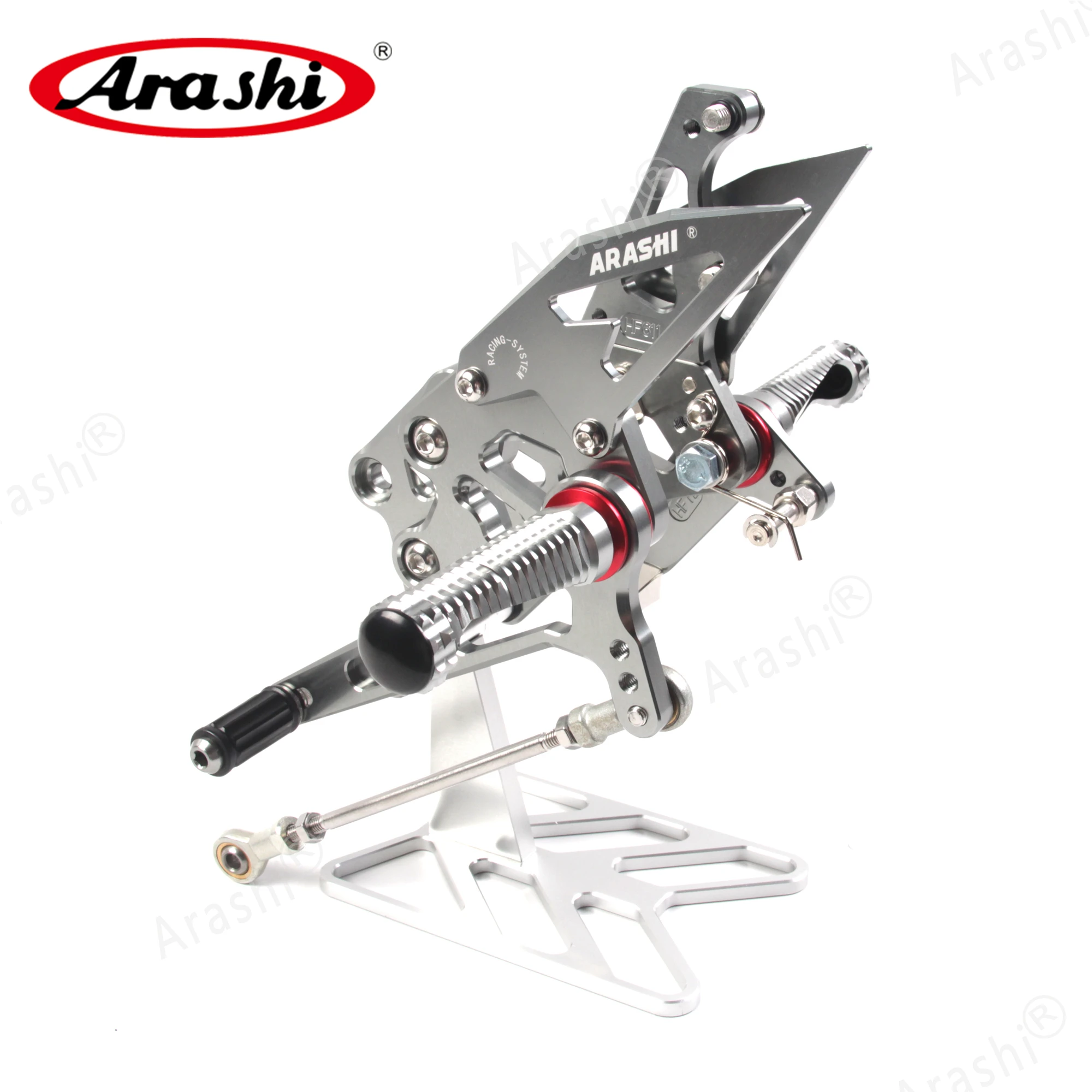 Arashi Rider CNC регулируемая подножка для YAMAHA R3 R25 YZF R3 R25- подножки задние наборы задние наборы из алюминия