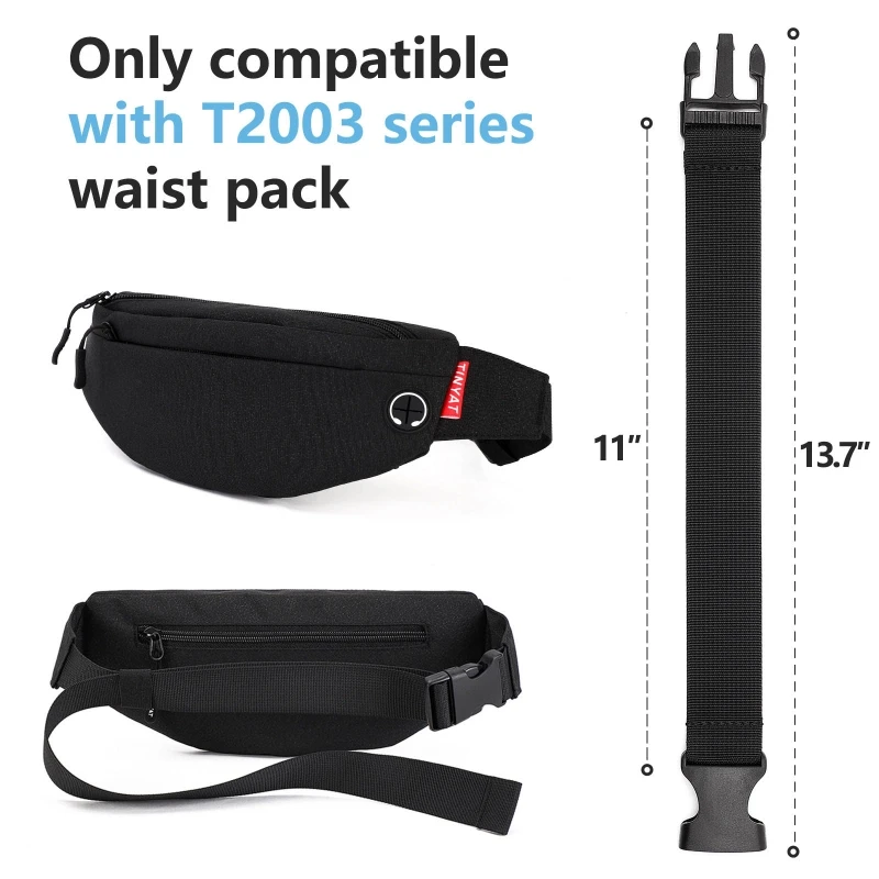 066F Portable Belt Extender for Fanny Pack Strap Extension Waist Bag Belts  - AliExpress