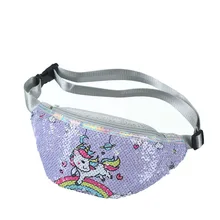 New Arrival Children Chest Packs Unicorn Fanny Pack Children Waist Pack Belly Bags Toy Pouch