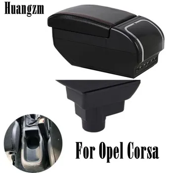 

For Opel Corsa Armrest Box Opel Corsa D Universal Car Central Armrest Storage Box cup holder ashtray modification accessories