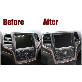 

For Jeep Grand Cherokee 2014-18 Trim Navigation Carbon Fiber Brand New