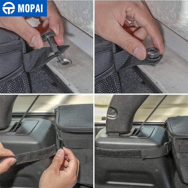 MOPAI Sting Tidying для Jeep Wrangler JL 2018 + Автомобильный багажник Боковая Сумка хранения