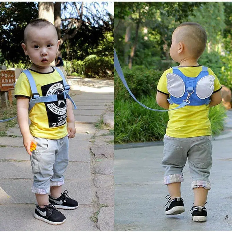 Goocheer Leash Baby Safety Walking Harness Anti Lost Adjustable Traction Rope Reminder Toddler Walk belt Anti Lost Wrist Link