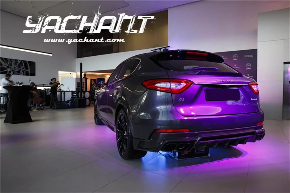 Карбоновое волокно Larte стиль заднего бампера Диффузор- Maserati Levante CF