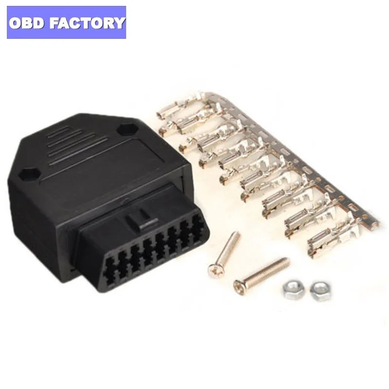 OBD разъем + Корпус терминал винт вилки для протоколов OBDII EOBD (система бортовой