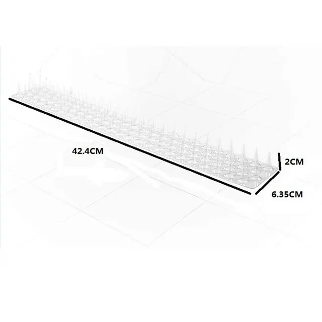 1 Db Madárriasztó Kerti Kerítés Falfali Tüskék-Madár/Macska Tövis Gyakorlati Elrettentő Lopásgátló Invázió Zöld Meghajtó - Image 6