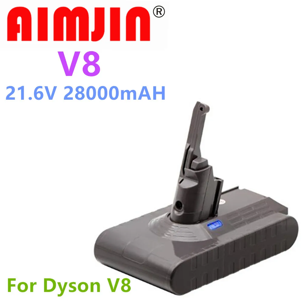 1/2 шт. литий ионные аккумуляторные батареи для пылесоса Dyson V8 28 Ач 21 6 в|Перезаряжаемые батареи| |
