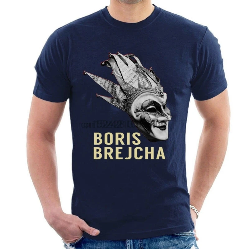 Женская футболка BORIS BREJCHA MASK DJ High Tech Минималистичная техническая музыка унисекс A55