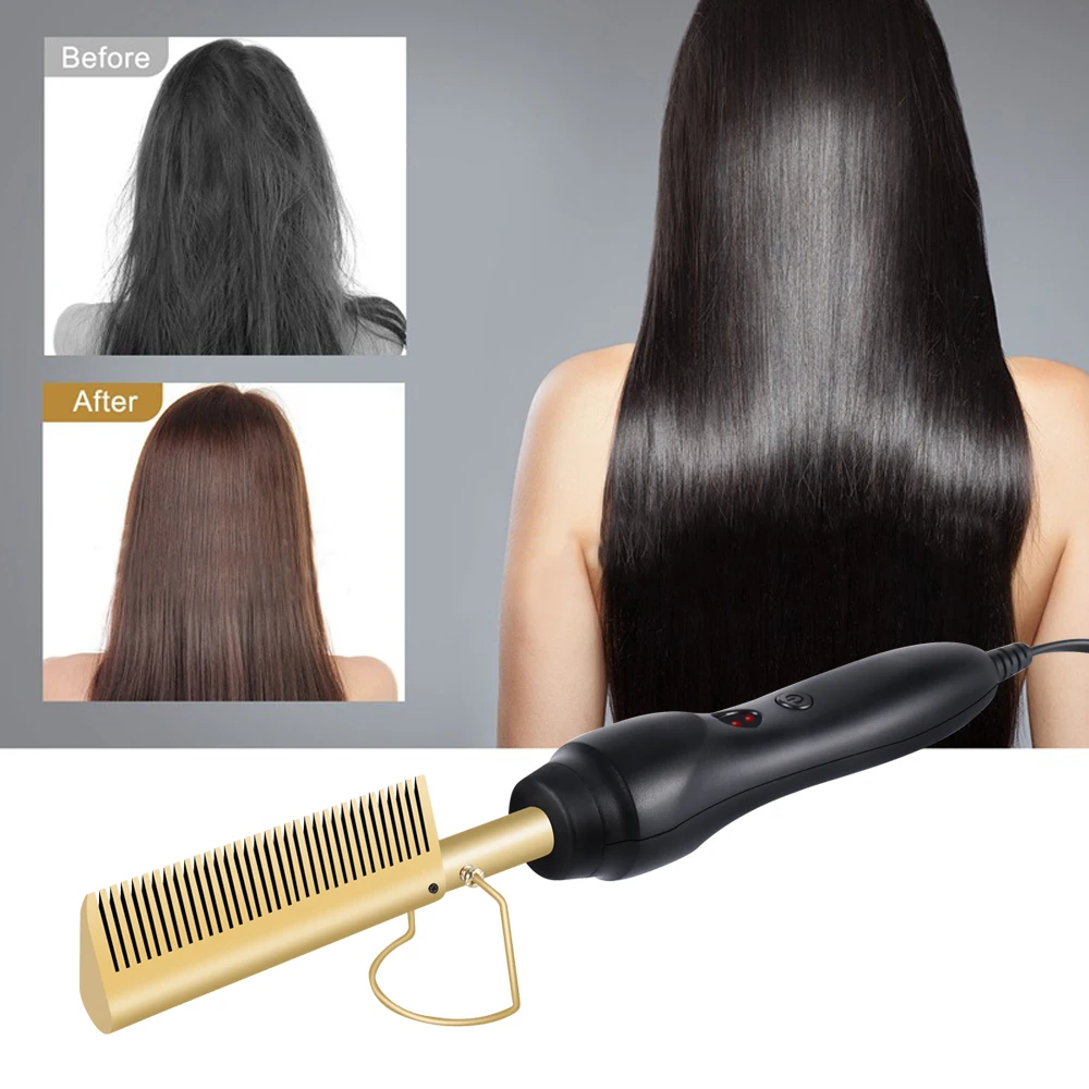 electric silk press hot comb