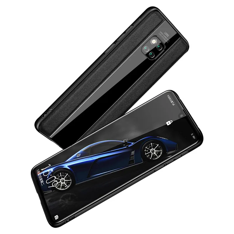 Красный кожаный чехол для huawei mate 20 Pro, противоударный чехол из воловьей кожи mate 10 Pro, задняя крышка из ТПУ, чехол для huawei mate 20X10 20 Funda