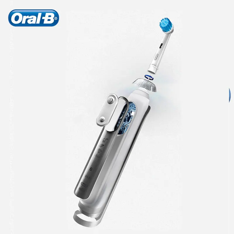 Cepillo de dientes eléctrico Oral B 8000 5 Mode Bluetooth tecnología de detección de posición 360 SmartRing cepillo de dientes limpio Superior - 5