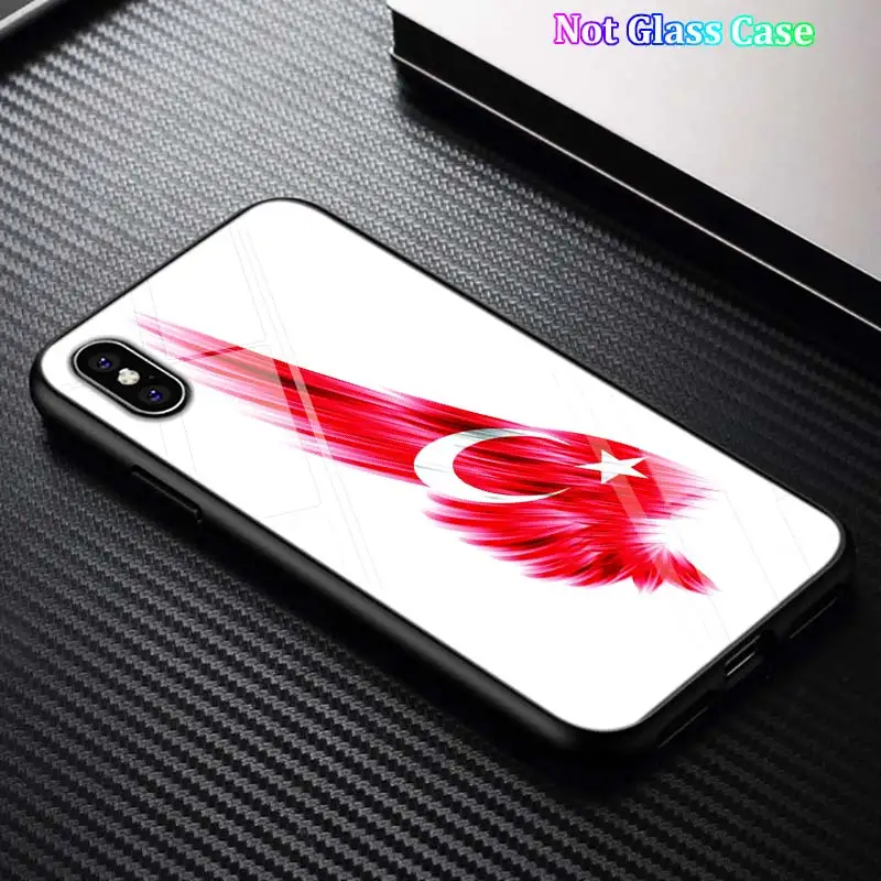 Черный чехол для iPhone 11 11Pro Max флаг Турции арт для iPhone X XR XS Max 8 7 6 6S Plus 5S глянцевый чехол для телефона