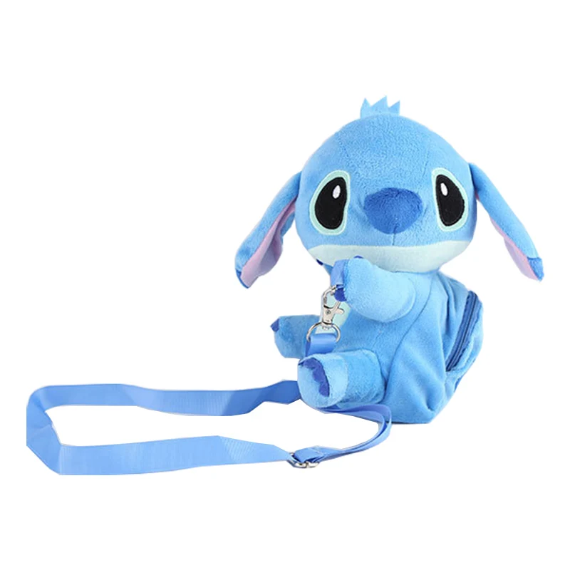 Lilo Stitch Toys Kawaii Peluche Stitch плюшевая милая сумка-мессенджер в форме животного, сумка на плечо, кошелек для монет, плюшевая сумка, рождественский подарок для девочки