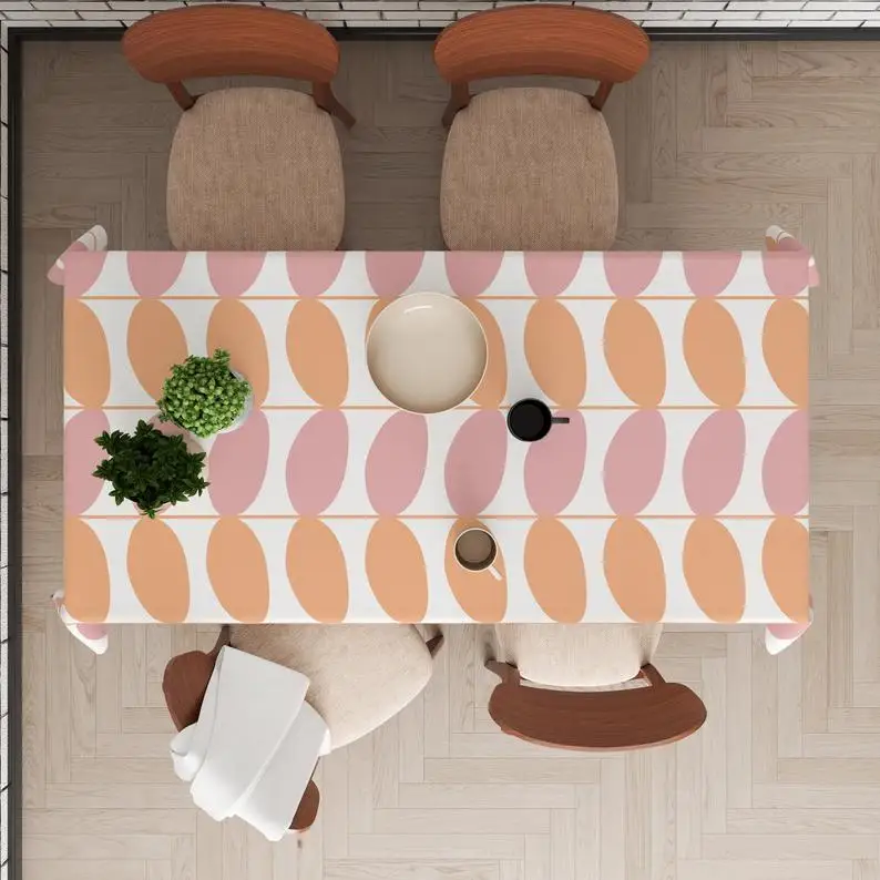 

Pastel Colors Table linens Table Cloth Dinning Room And Kitchen Décor