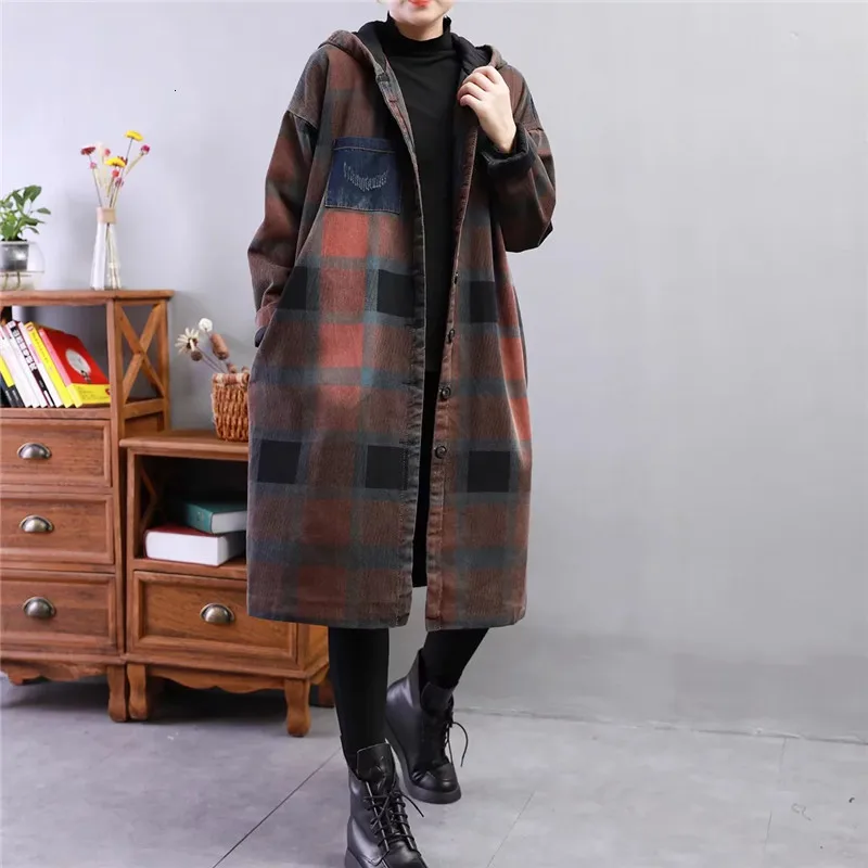 Max LuLu Korean Fashion Luxury Streetwear Ladies Long Parka Womens Vintage Denim Winter Jackets Thicken Warm Coats Windbreakers