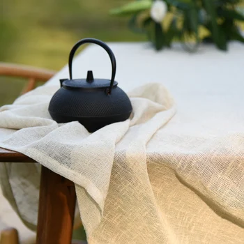 

Chinese-style cotton linen tablecloth Zen-like plain table cloth tea ceremony tea table cover