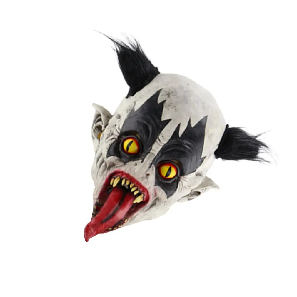 Mutant Bat Clown Halloween Horror Bar Ball Chamber Escape Props Terrorist Latex Masks Soft Mask Headgear
