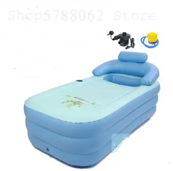 

Insulation adult Bathtub For Two People Thickened Adult Inflatable Bathtub Extra Large Folding Inflatable Bathtub With Cushion