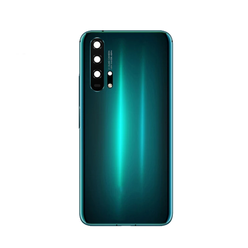 Качество AAA для huawei Honor 20 Pro задняя крышка батарейного отсека Корпус дверная камера стеклянная рамка объектива Honor 20 Pro Крышка батарейного отсека