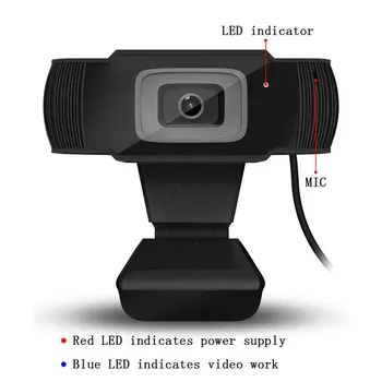 

Hd Webcam 480P Usb web Camera Rotatable Video Recording Web Camera With Microphone For Pc Computer 1 pc