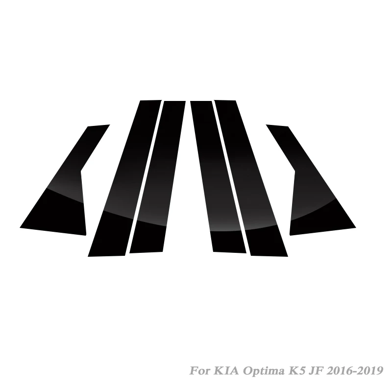 

Car-styling For KIA Optima K5 TF JF 2010-Present Car Window Center Pillar Sticker Trim External Decoration Film Auto Accessories
