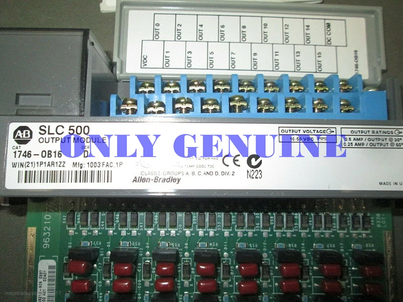 AB Allen Bradley 1746-OB16 выходной модуль 16 точечный DC SLC 500