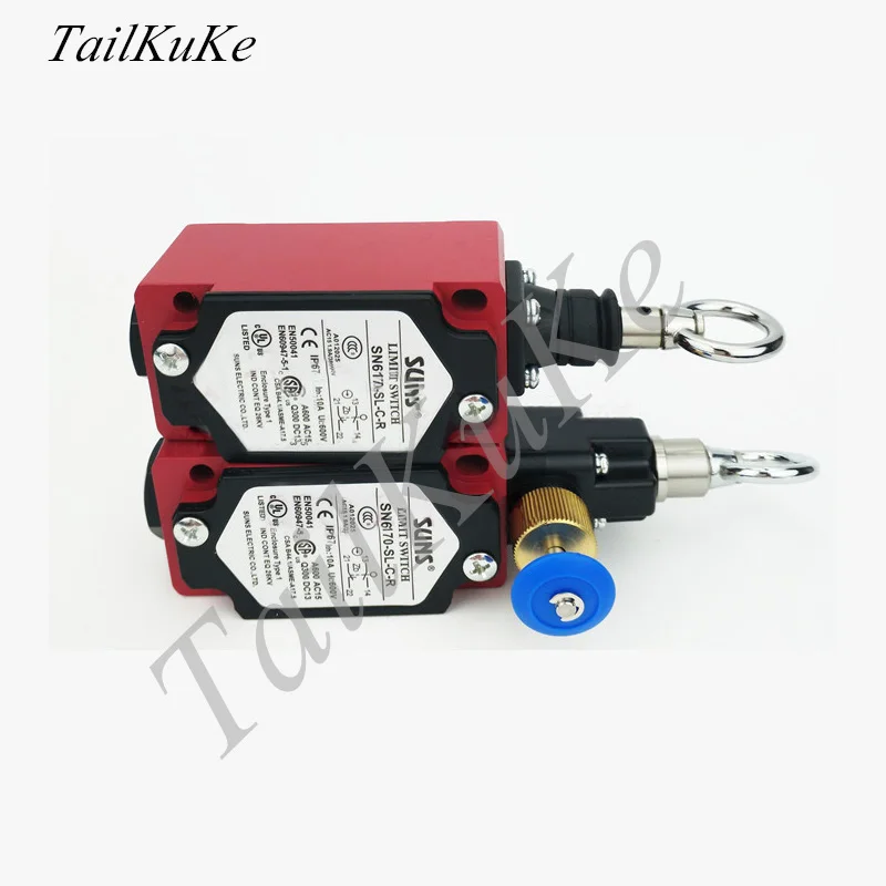 Три SUNX Pull Switch SN6170-SL-C-R переключатель безопасности аварийный стоп-переключатель