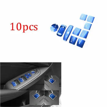 

Aluminum Button Cover Decor Trim Stickers For Honda Accord 2018-2020 10x