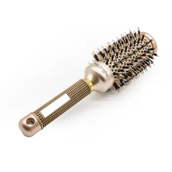 

Roll Round Hair Brush Comb Brush Hair Care Tool Natural Bristle Curly Hair Brush Fluffy Comb Hairdressing Brush