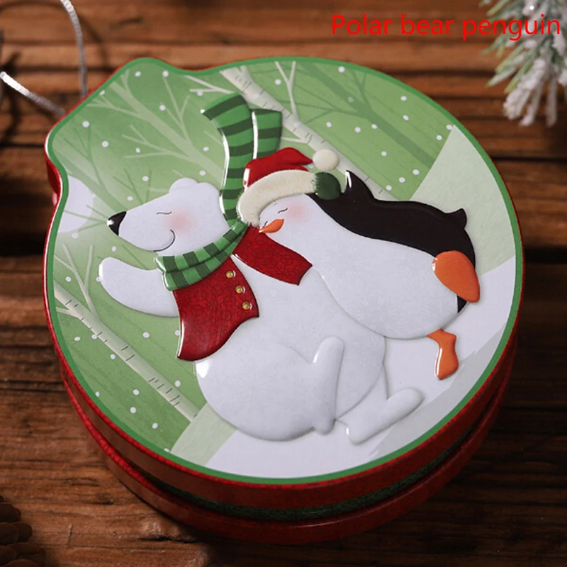 D Mini Tin Box Sealed Jar Storage Christmas Gift Boxes Jewelry Candy Box Cans Coin Box - Цвет: D