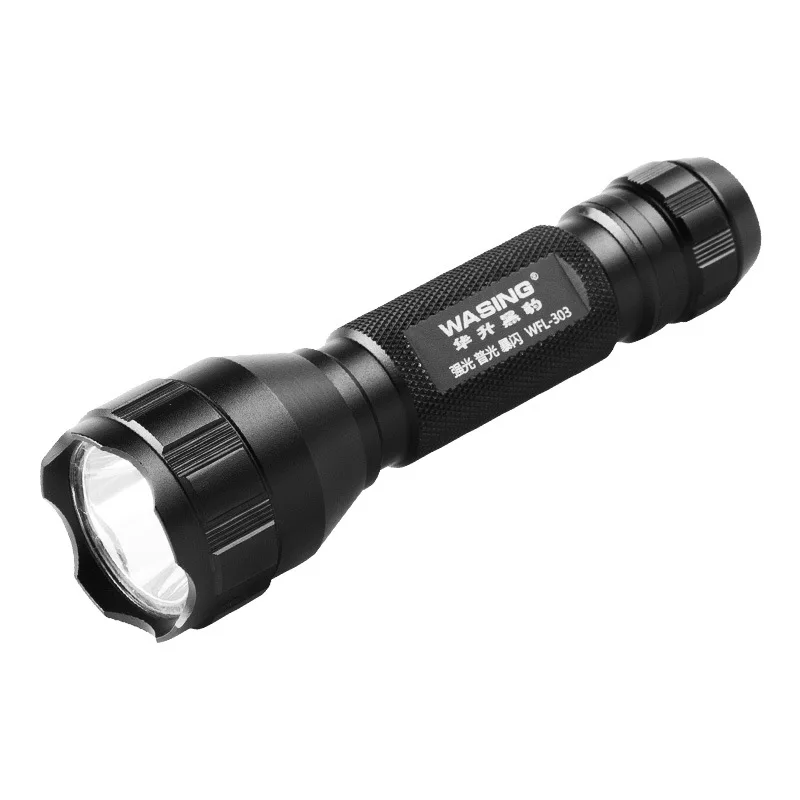 

Huasheng Panther WFL-303 Glare Explosion-proof Flashlight Outdoor Night Riding Defensive Mini Rechargeable Flashlight Ribbon Exp