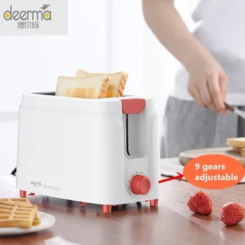 

Deerma 2 Slices Stainless steel toaster Automatic Fast heating bread toaster Household Breakfast Sandwich maker Kitchen