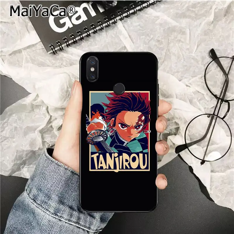 MaiYaCa аниме Demon Slayer Kimetsu no Yaiba высококачественный чехол для телефона для xiaomi mi 6 8 se note2 3 mi x2 redmi 5 5plus note 4 5 5